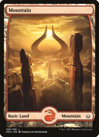Mountain (188) - Full Art [Hour of Devastation] | Tabernacle Games