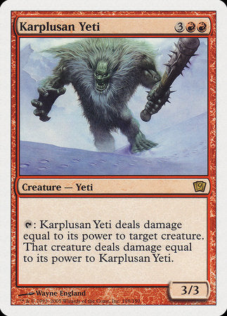 Karplusan Yeti [Ninth Edition] | Tabernacle Games