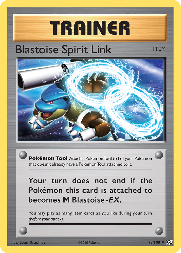 Blastoise Spirit Link (73/108) [XY: Evolutions] | Tabernacle Games