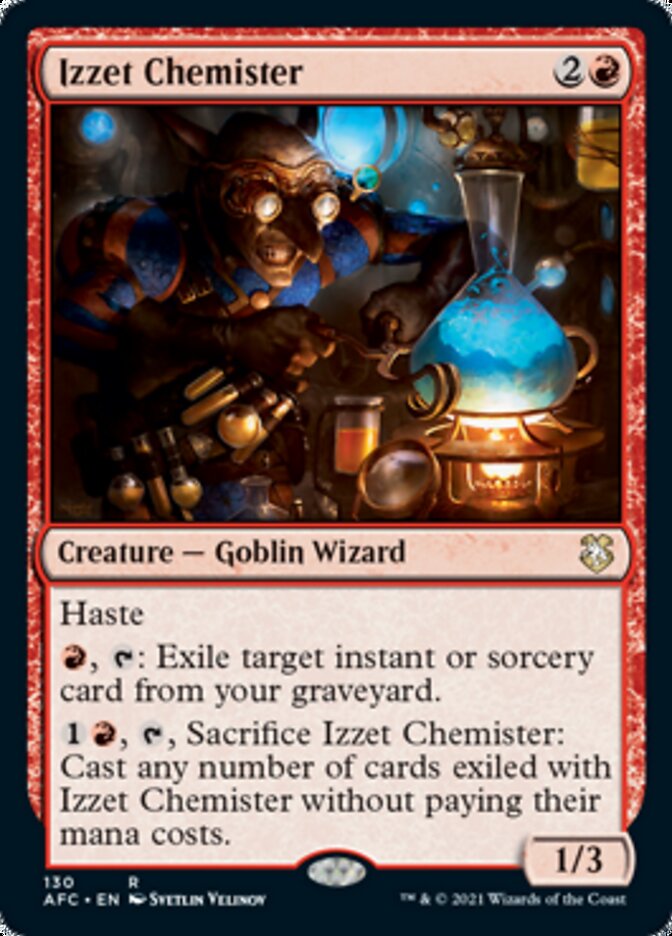 Izzet Chemister [Dungeons & Dragons: Adventures in the Forgotten Realms Commander] | Tabernacle Games