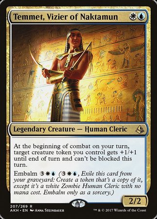 Temmet, Vizier of Naktamun [Amonkhet] | Tabernacle Games