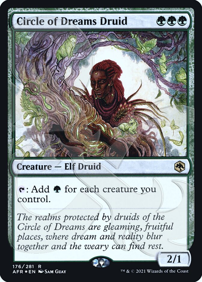 Circle of Dreams Druid (Ampersand Promo) [Dungeons & Dragons: Adventures in the Forgotten Realms Promos] | Tabernacle Games