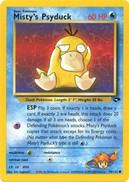 Misty's Psyduck (90/132) [Gym Challenge Unlimited] | Tabernacle Games