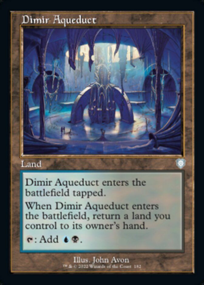 Dimir Aqueduct (Retro) [The Brothers' War Commander] | Tabernacle Games