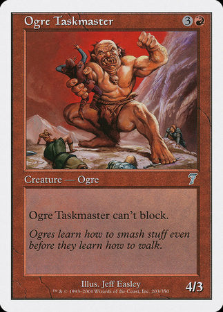 Ogre Taskmaster [Seventh Edition] | Tabernacle Games