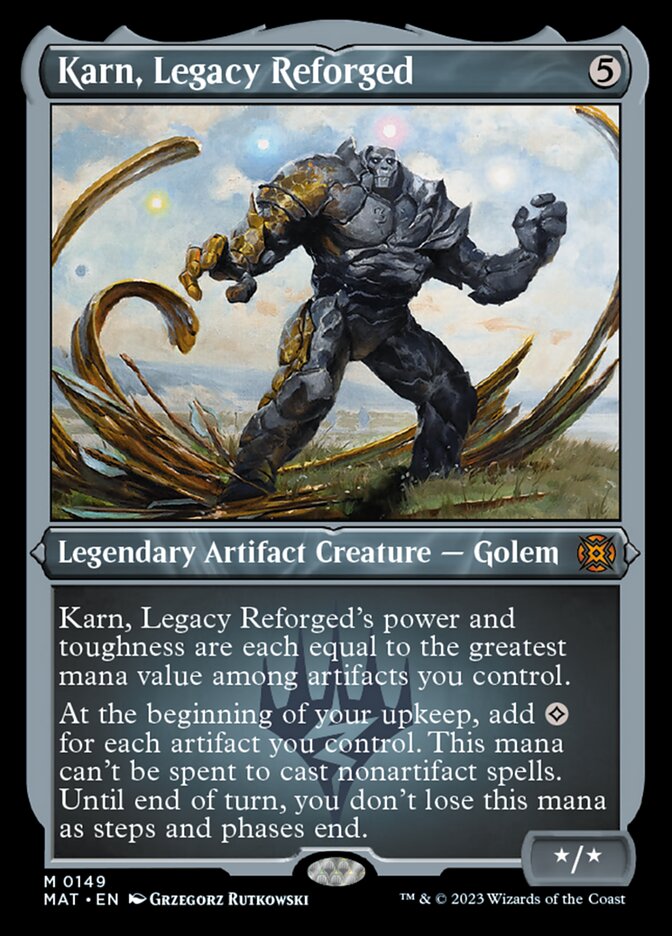 Karn, Legacy Reforged (Foil Etched) [March of the Machine: The Aftermath] | Tabernacle Games