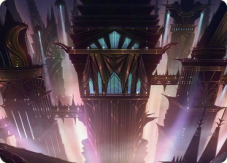 Skybridge Towers Art Card [Streets of New Capenna Art Series] | Tabernacle Games