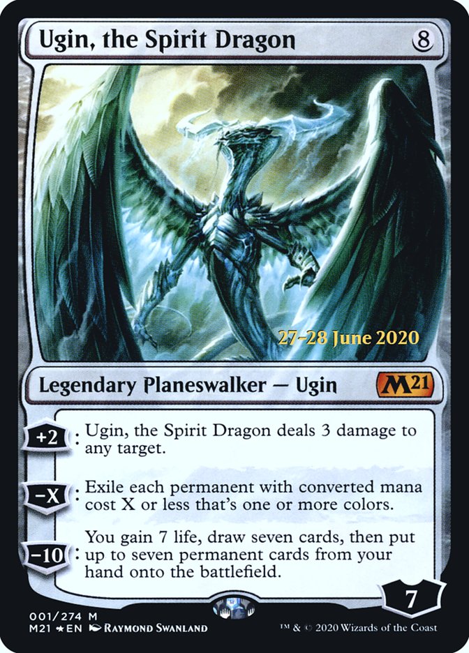 Ugin, the Spirit Dragon  [Core Set 2021 Prerelease Promos] | Tabernacle Games