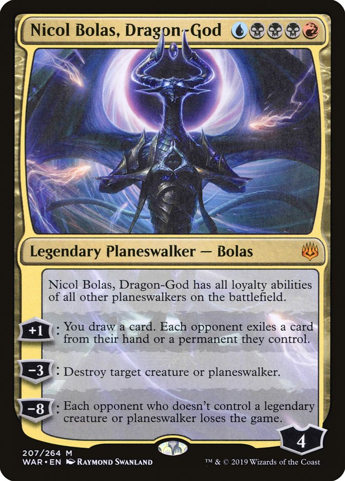 Nicol Bolas, Dragon-God [War of the Spark] | Tabernacle Games