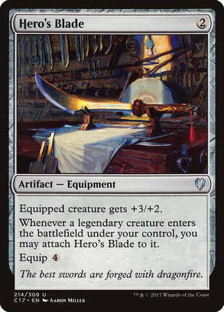 Hero's Blade [Commander 2017] | Tabernacle Games