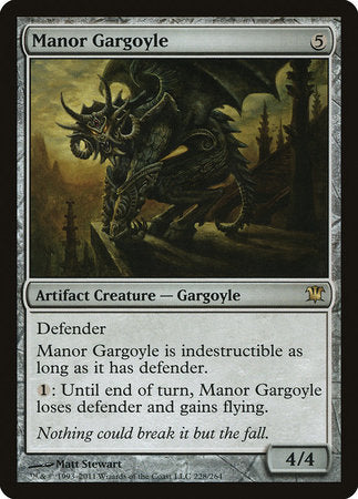 Manor Gargoyle [Innistrad] | Tabernacle Games