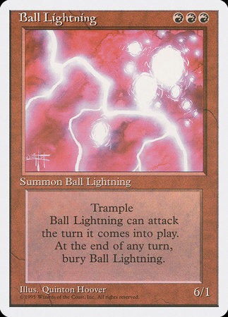 Ball Lightning [Fourth Edition] | Tabernacle Games