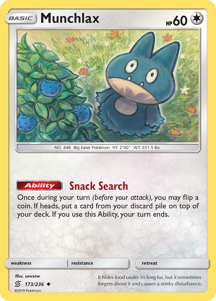 Munchlax (173/236) [Sun & Moon: Unified Minds] | Tabernacle Games