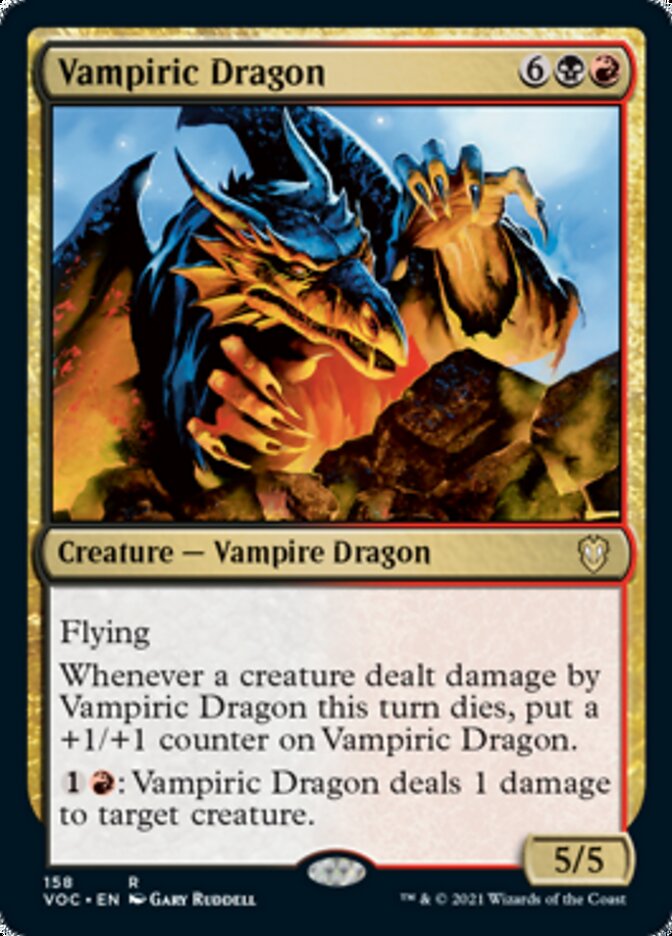 Vampiric Dragon [Innistrad: Crimson Vow Commander] | Tabernacle Games