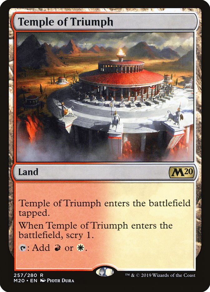 Temple of Triumph [Core Set 2020] | Tabernacle Games