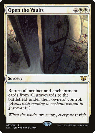 Open the Vaults [Commander 2015] | Tabernacle Games