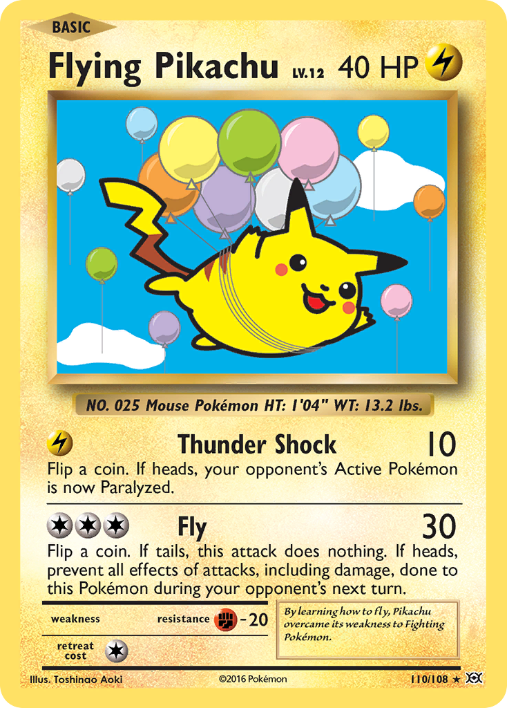 Flying Pikachu (110/108) [XY: Evolutions] | Tabernacle Games
