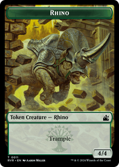 Goblin (0008) // Rhino Double-Sided Token [Ravnica Remastered Tokens] | Tabernacle Games