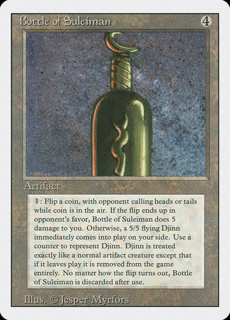 Bottle of Suleiman [Revised Edition] | Tabernacle Games