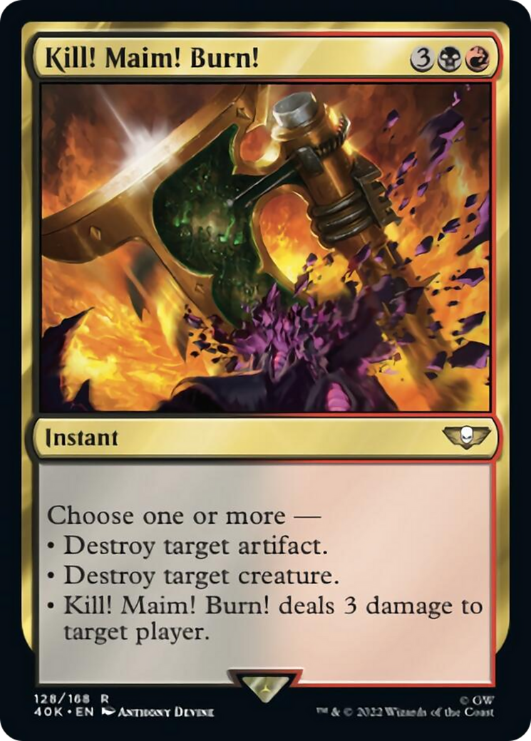 Kill! Maim! Burn! [Universes Beyond: Warhammer 40,000] | Tabernacle Games