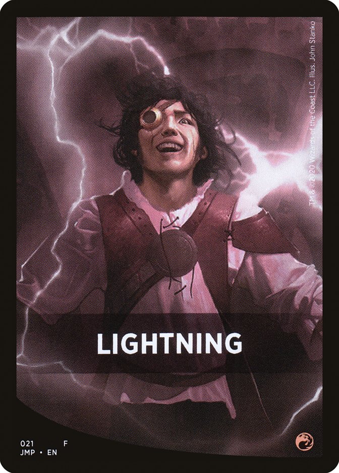 Lightning Theme Card [Jumpstart Front Cards] | Tabernacle Games