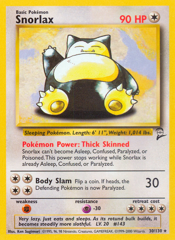 Snorlax (30/130) [Base Set 2] | Tabernacle Games