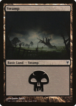 Swamp (35) [Duel Decks: Sorin vs. Tibalt] | Tabernacle Games