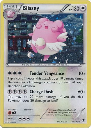 Blissey (81/119) (Cosmos Holo) [XY: Phantom Forces] | Tabernacle Games