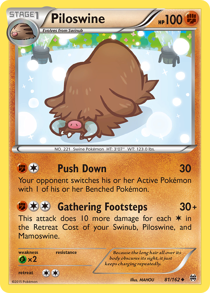 Piloswine (81/162) [XY: BREAKthrough] | Tabernacle Games