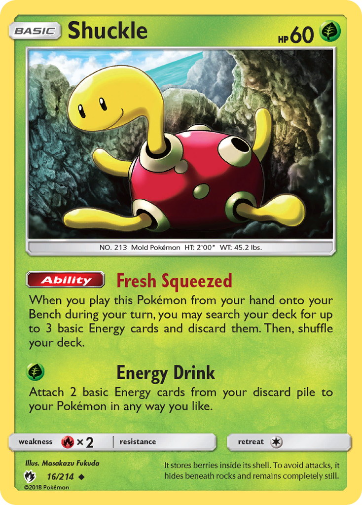 Shuckle (16/214) [Sun & Moon: Lost Thunder] | Tabernacle Games