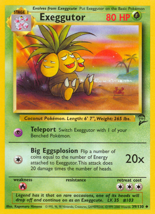 Exeggutor (39/130) [Base Set 2] | Tabernacle Games