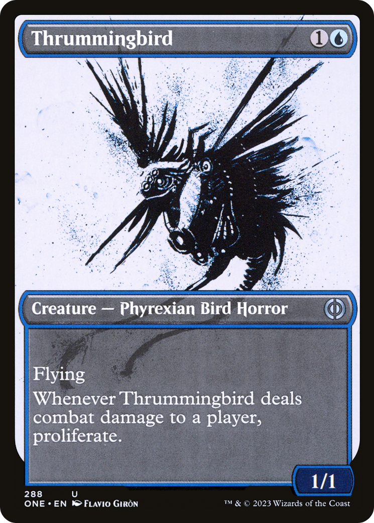 Thrummingbird (Showcase Ichor) [Phyrexia: All Will Be One] | Tabernacle Games