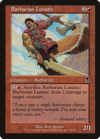 Barbarian Lunatic [Odyssey] | Tabernacle Games