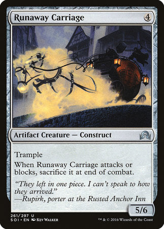 Runaway Carriage [Shadows over Innistrad] | Tabernacle Games