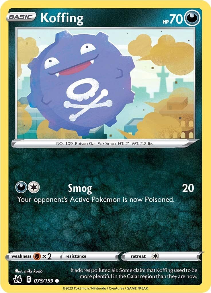 Koffing (075/159) [Sword & Shield: Crown Zenith] | Tabernacle Games