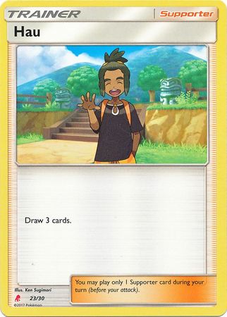 Hau (23/30) [Sun & Moon: Trainer Kit - Lycanroc] | Tabernacle Games