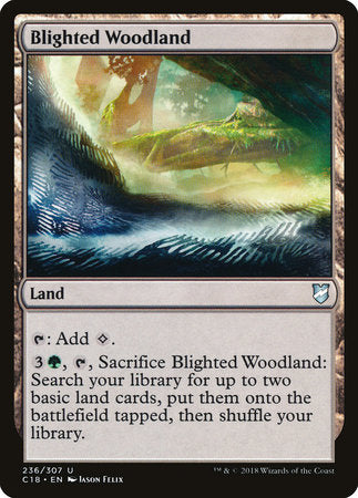 Blighted Woodland [Commander 2018] | Tabernacle Games