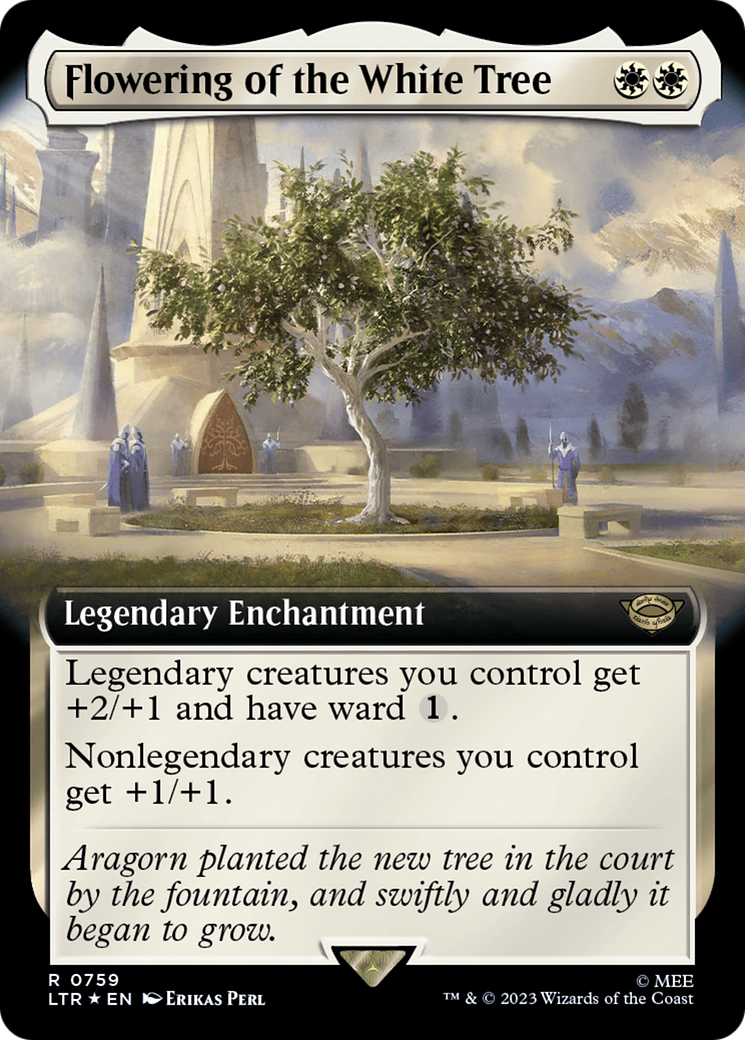 Flowering of the White Tree (Extended Art) (Surge Foil) [The Lord of the Rings: Tales of Middle-Earth] | Tabernacle Games