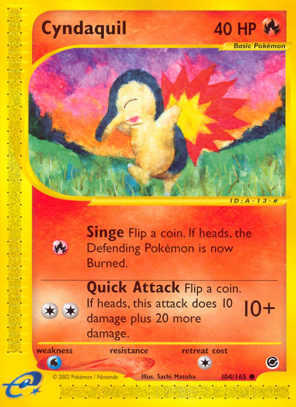 Cyndaquil (104/165) [Expedition: Base Set] | Tabernacle Games