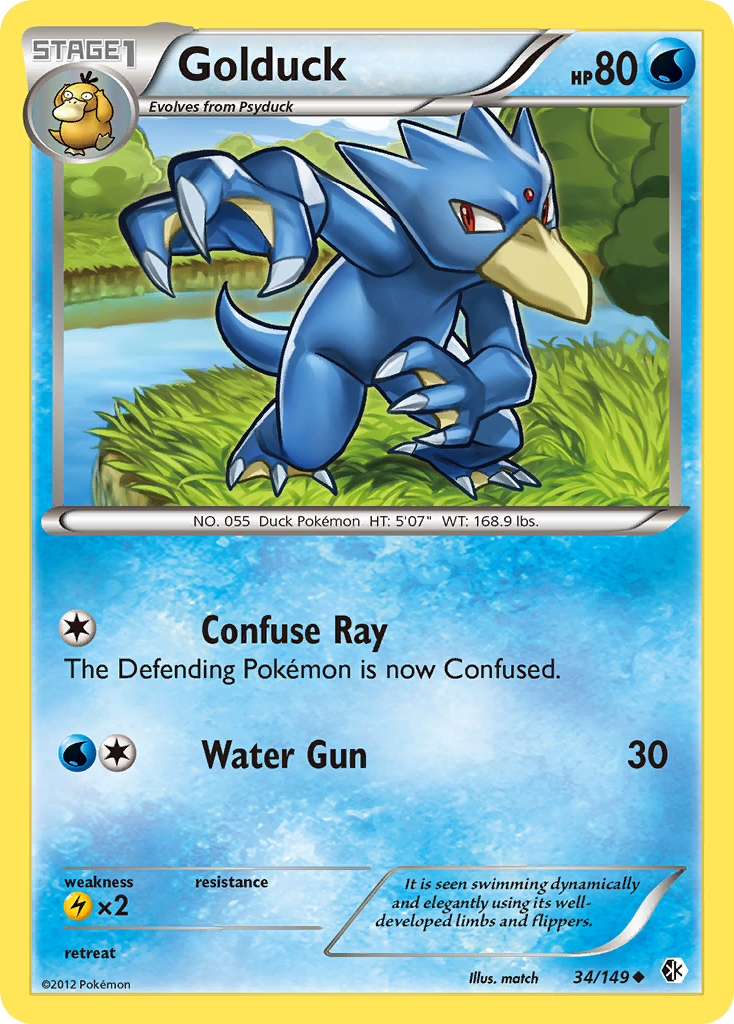 Golduck (34/149) [Black & White: Boundaries Crossed] | Tabernacle Games