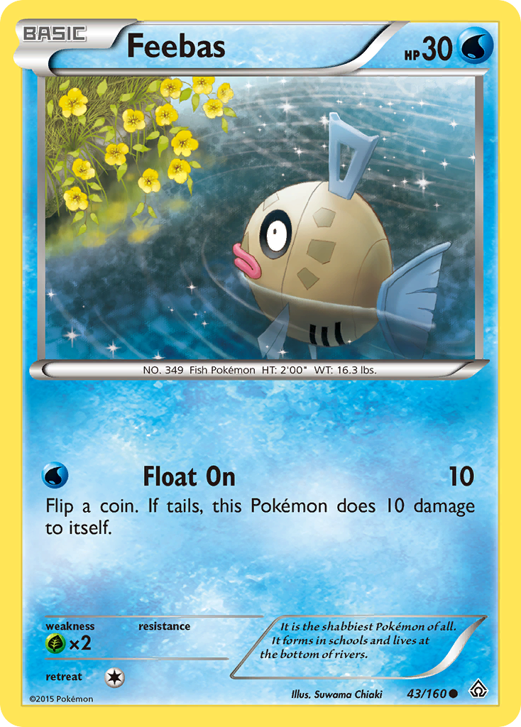 Feebas (43/160) [XY: Primal Clash] | Tabernacle Games