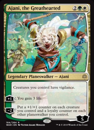 Ajani, the Greathearted [War of the Spark] | Tabernacle Games