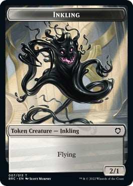 Mishra's Warform // Inkling Double-Sided Token [The Brothers' War Commander Tokens] | Tabernacle Games