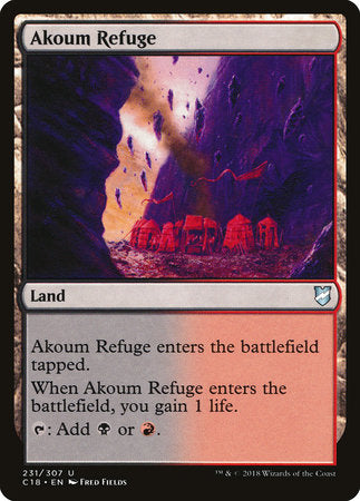 Akoum Refuge [Commander 2018] | Tabernacle Games