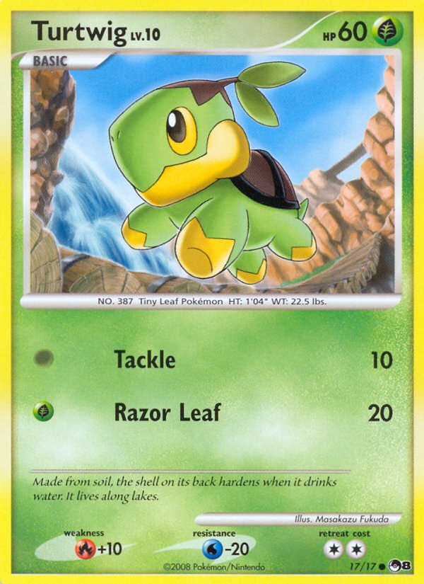 Turtwig (17/17) [POP Series 8] | Tabernacle Games