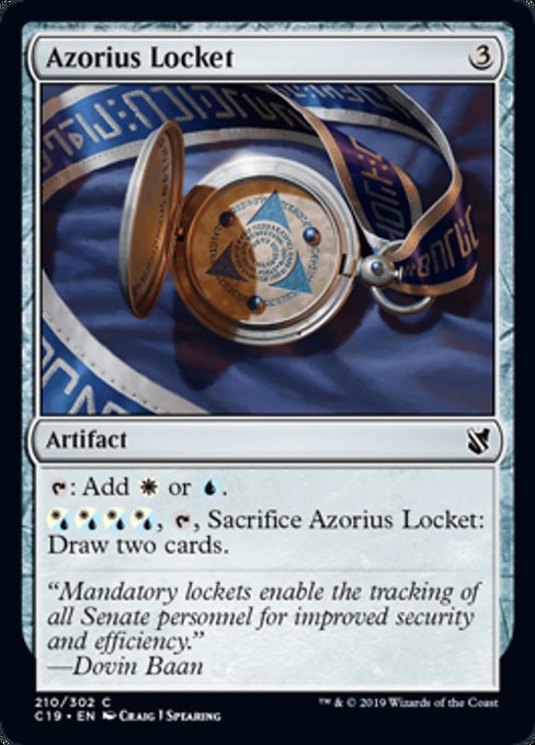 Azorius Locket [Commander 2019] | Tabernacle Games