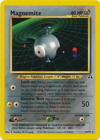 Magnemite (26/75) [Neo Discovery Unlimited] | Tabernacle Games