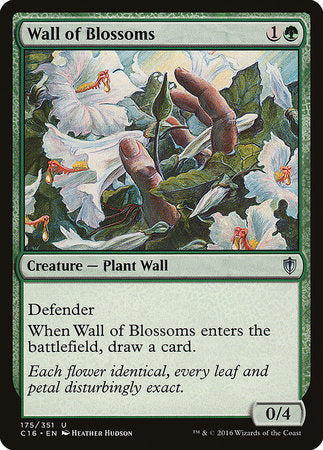 Wall of Blossoms [Commander 2016] | Tabernacle Games