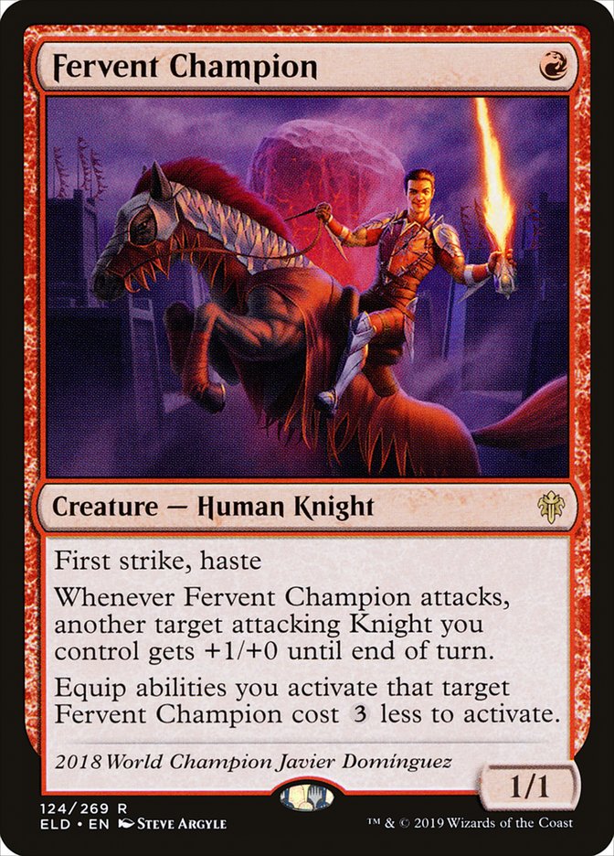 Fervent Champion [Throne of Eldraine] | Tabernacle Games