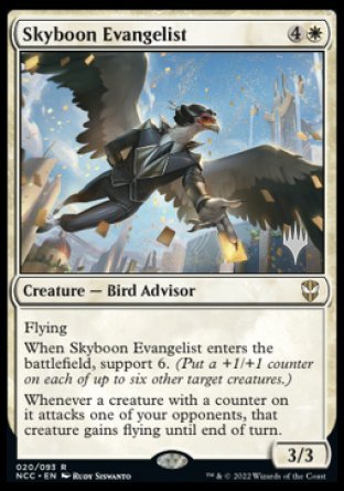 Skyboon Evangelist (Promo Pack) [Streets of New Capenna Commander Promos] | Tabernacle Games